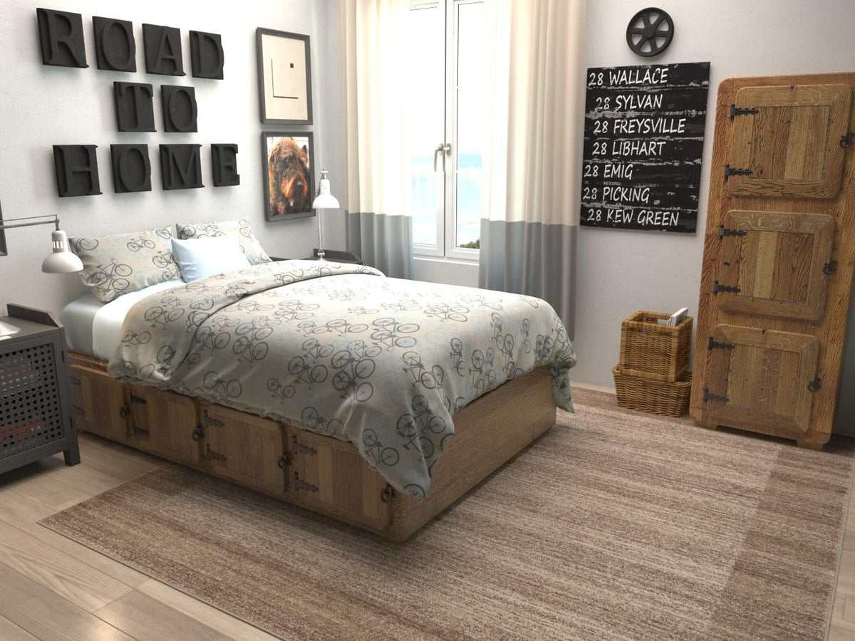 Studio Haven Collection Area Rug -  Conservatory (Beige) Square Beige  lifestyle 24