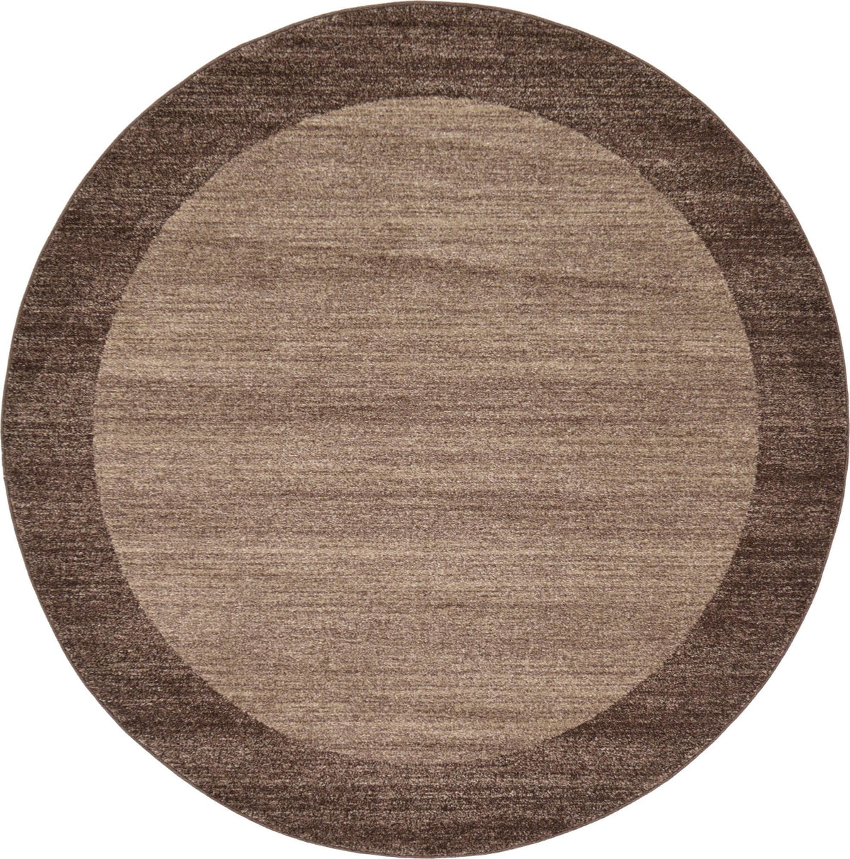 Studio Haven Collection Area Rug -  Conservatory (Light Brown) Round Light Brown  lifestyle 26