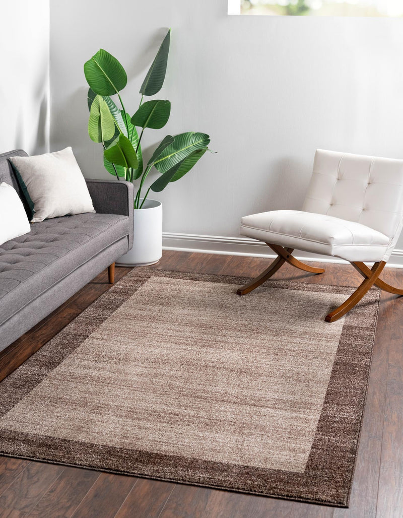 Studio Haven Collection Area Rug -  Conservatory (Light Brown) Rectangle Light Brown  lifestyle 2