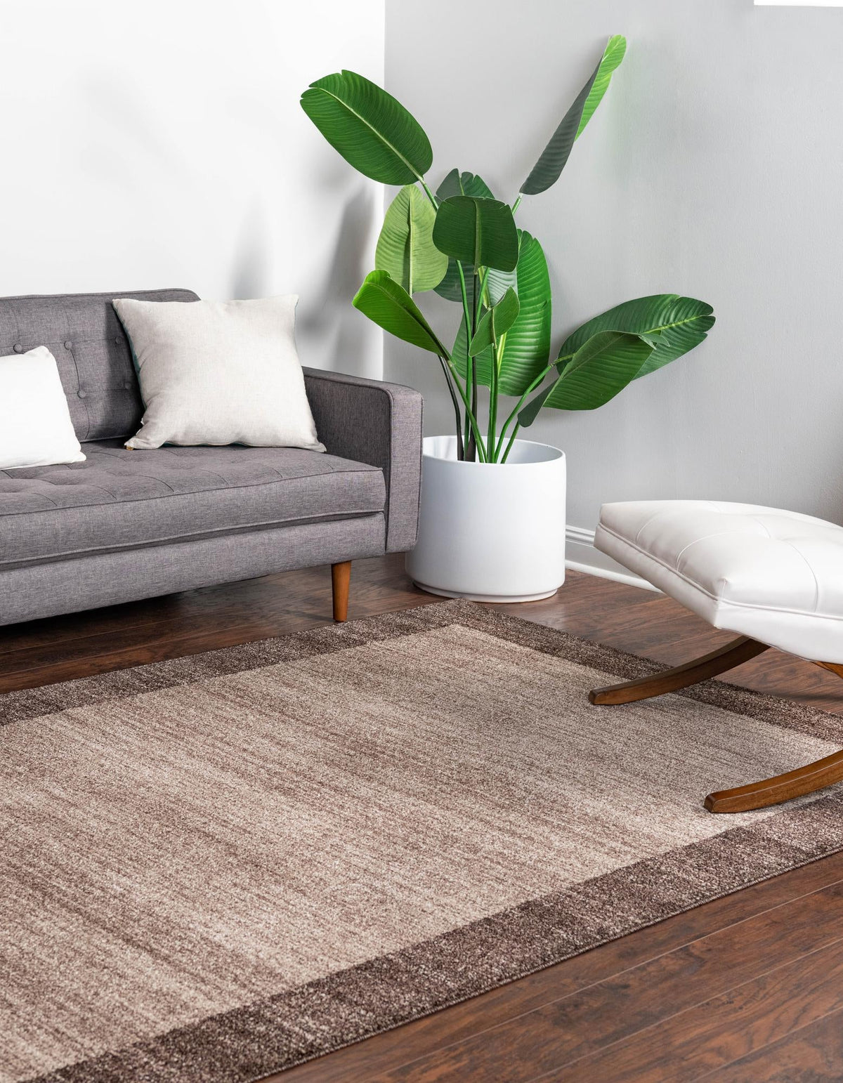 Studio Haven Collection Area Rug -  Conservatory (Light Brown) Rectangle Light Brown  lifestyle 3