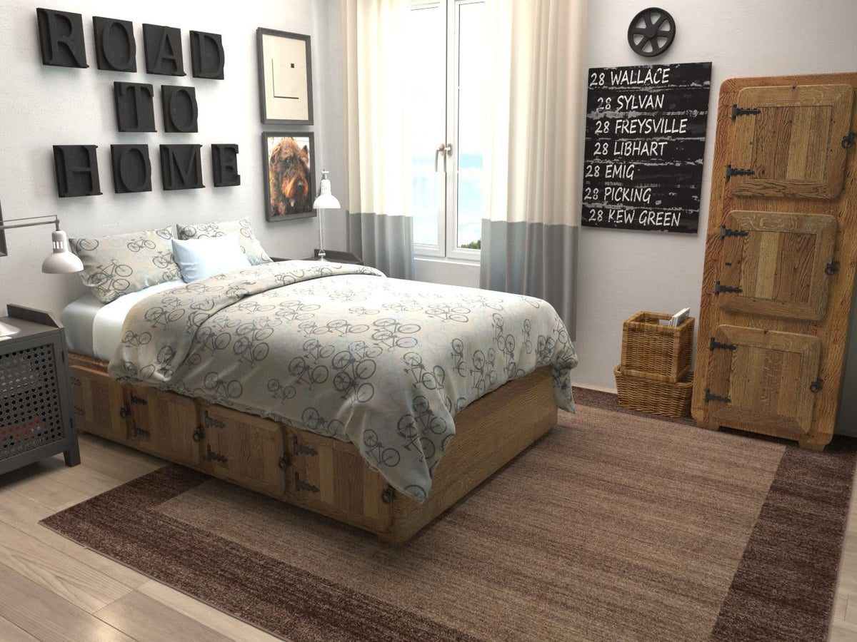 Studio Haven Collection Area Rug -  Conservatory (Light Brown) Square Light Brown  lifestyle 34