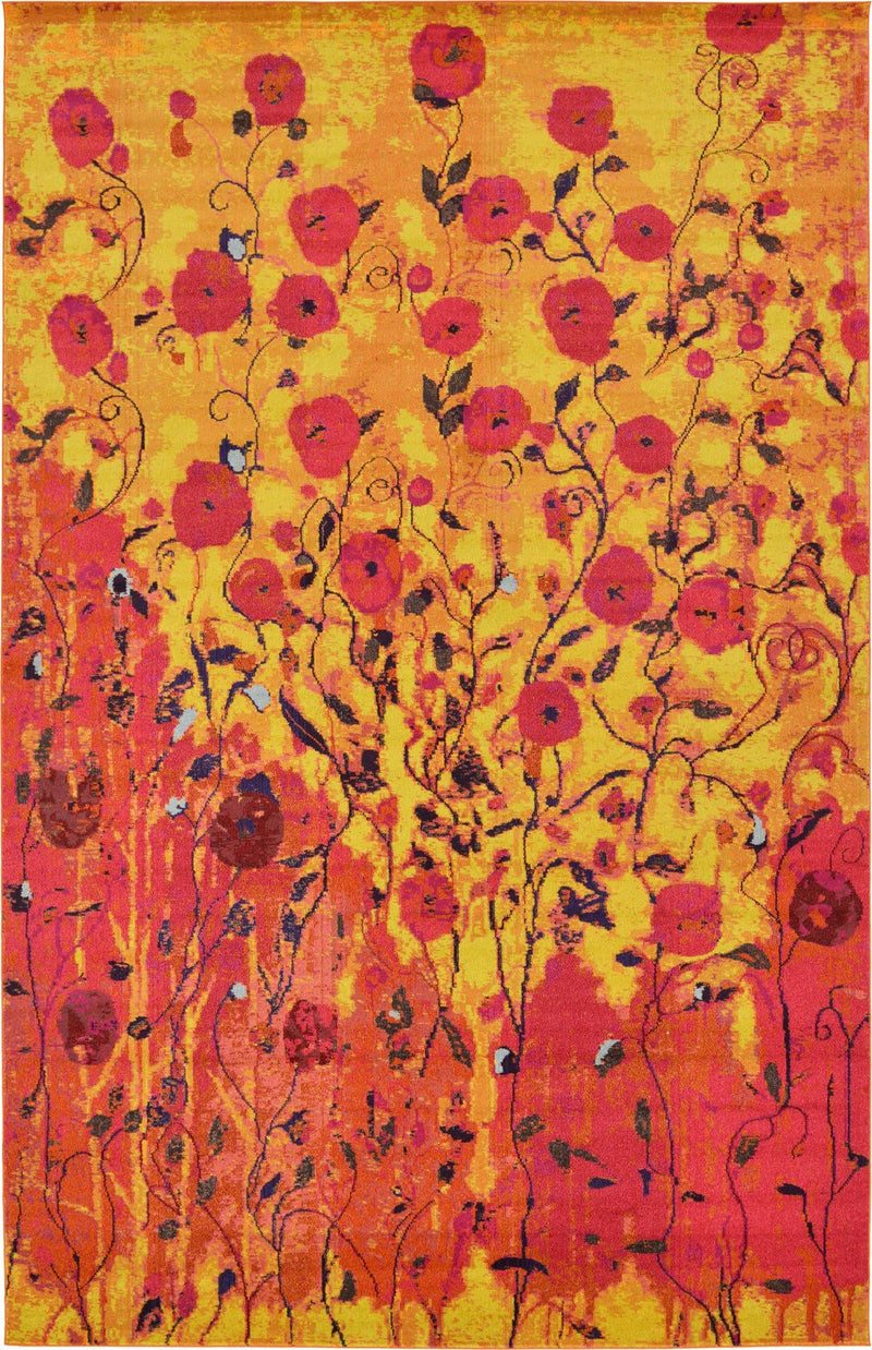 Marrakesh Elegance Collection Area Rug -  Guercif Rectangular Yellow  lifestyle 13