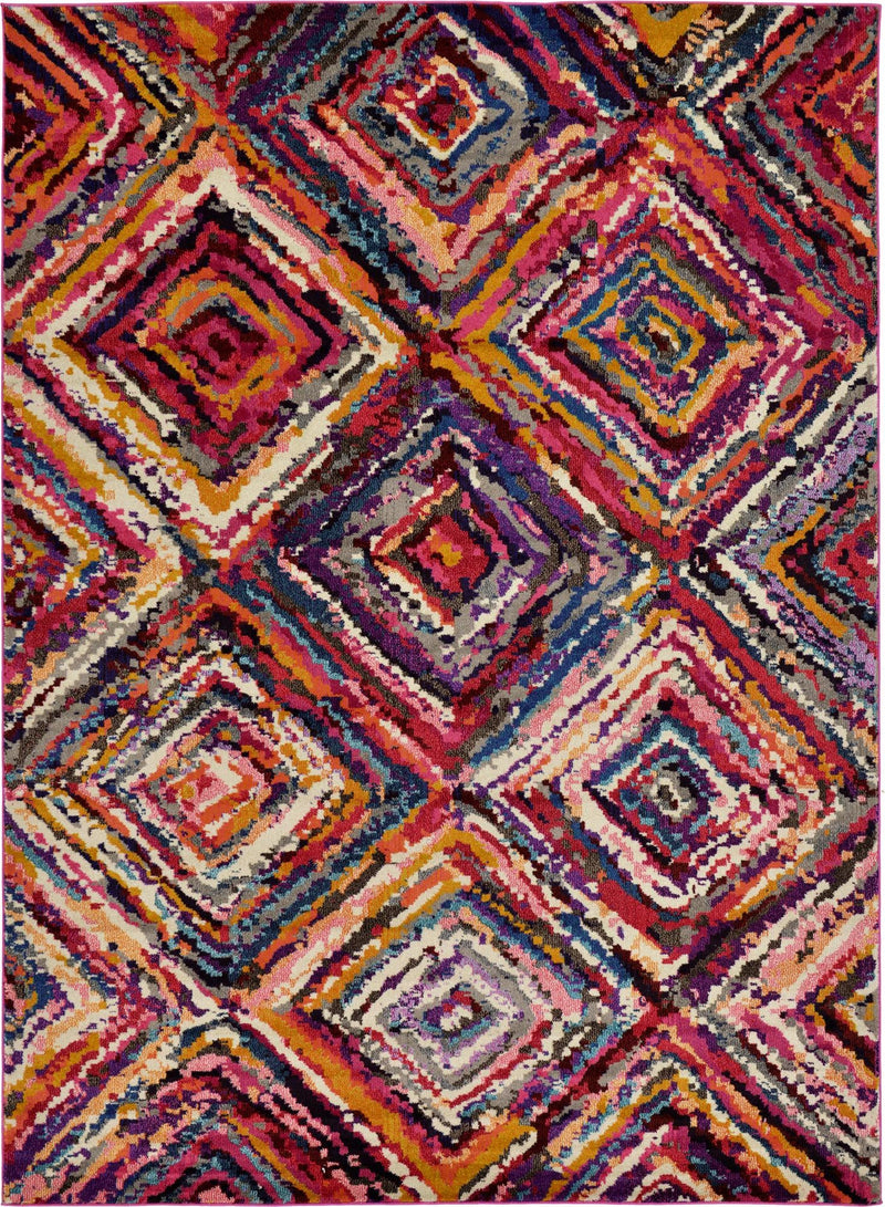 Marrakesh Elegance Collection Area Rug -  Zerktouni Rectangle Multi  lifestyle 3