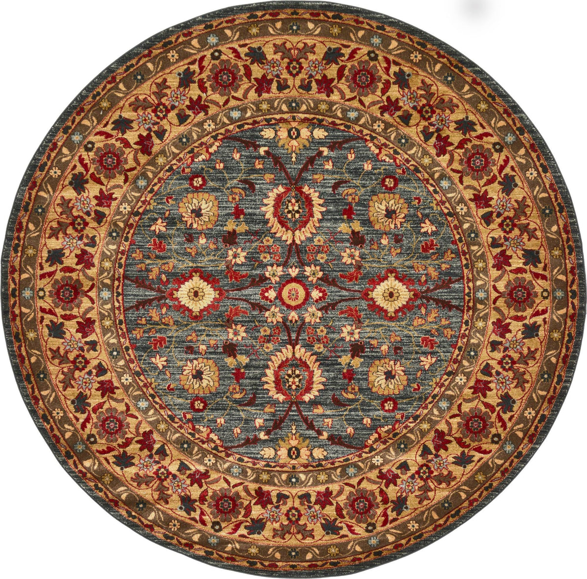 Chelsea Elegance Collection Area Rug -  Osterley Round Blue  lifestyle 70