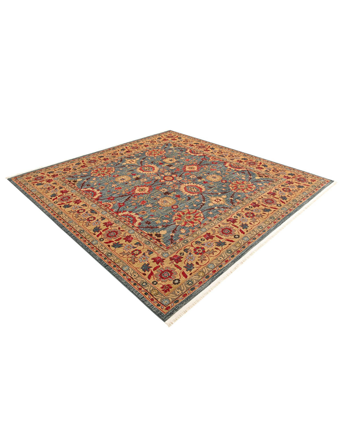 Chelsea Elegance Collection Area Rug -  Osterley Square Blue  lifestyle 92