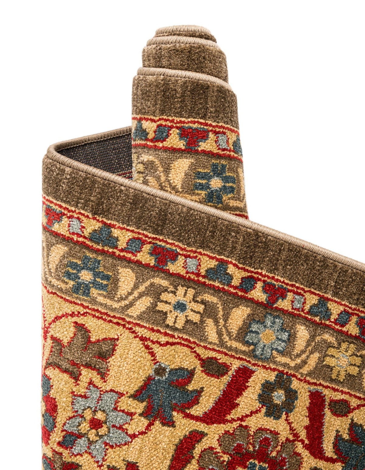 Chelsea Elegance Collection Area Rug -  Osterley Round Light Brown  lifestyle 90