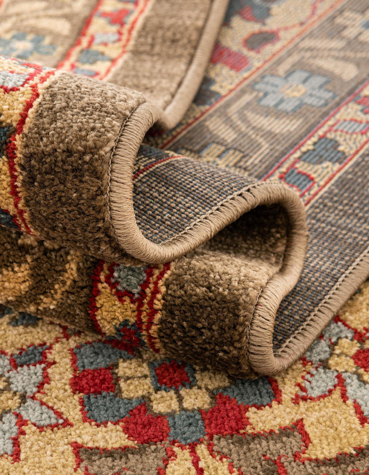 Chelsea Elegance Collection Area Rug -  Osterley Round Light Brown  lifestyle 95