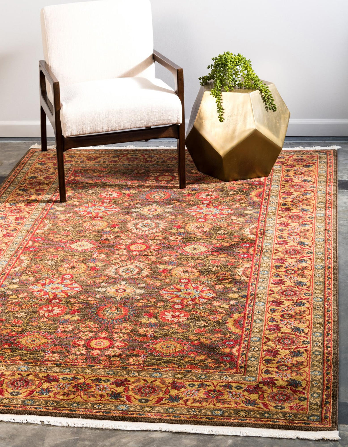 Chelsea Elegance Collection Area Rug -  Osterley Rectangle Light Brown  lifestyle 8