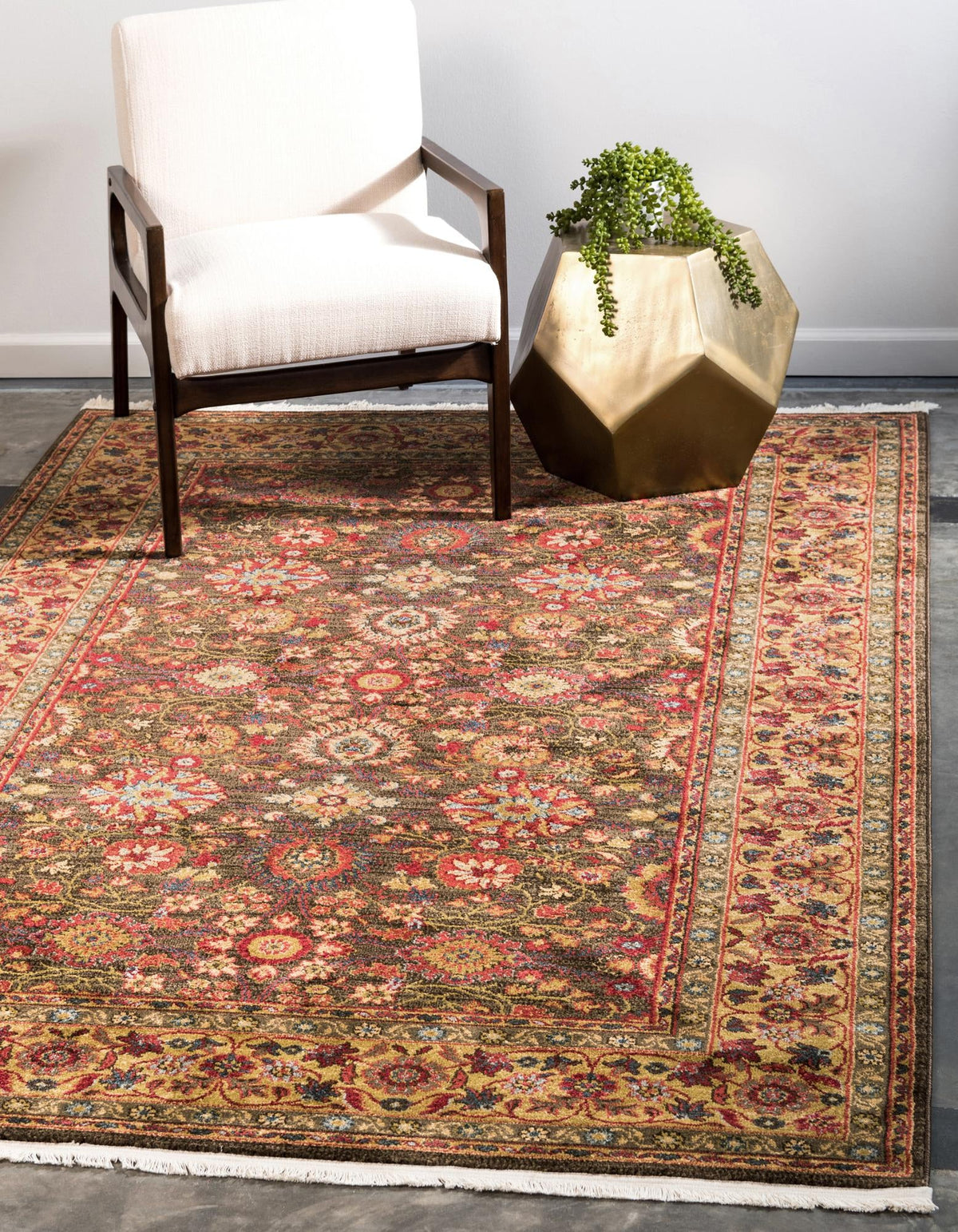 Chelsea Elegance Collection Area Rug -  Osterley Rectangle Light Brown  lifestyle 19