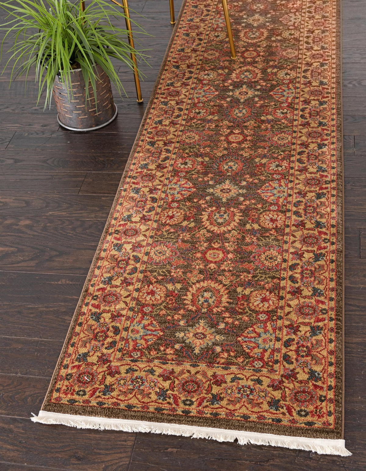 Chelsea Elegance Collection Area Rug -  Osterley Runner Light Brown  lifestyle 97