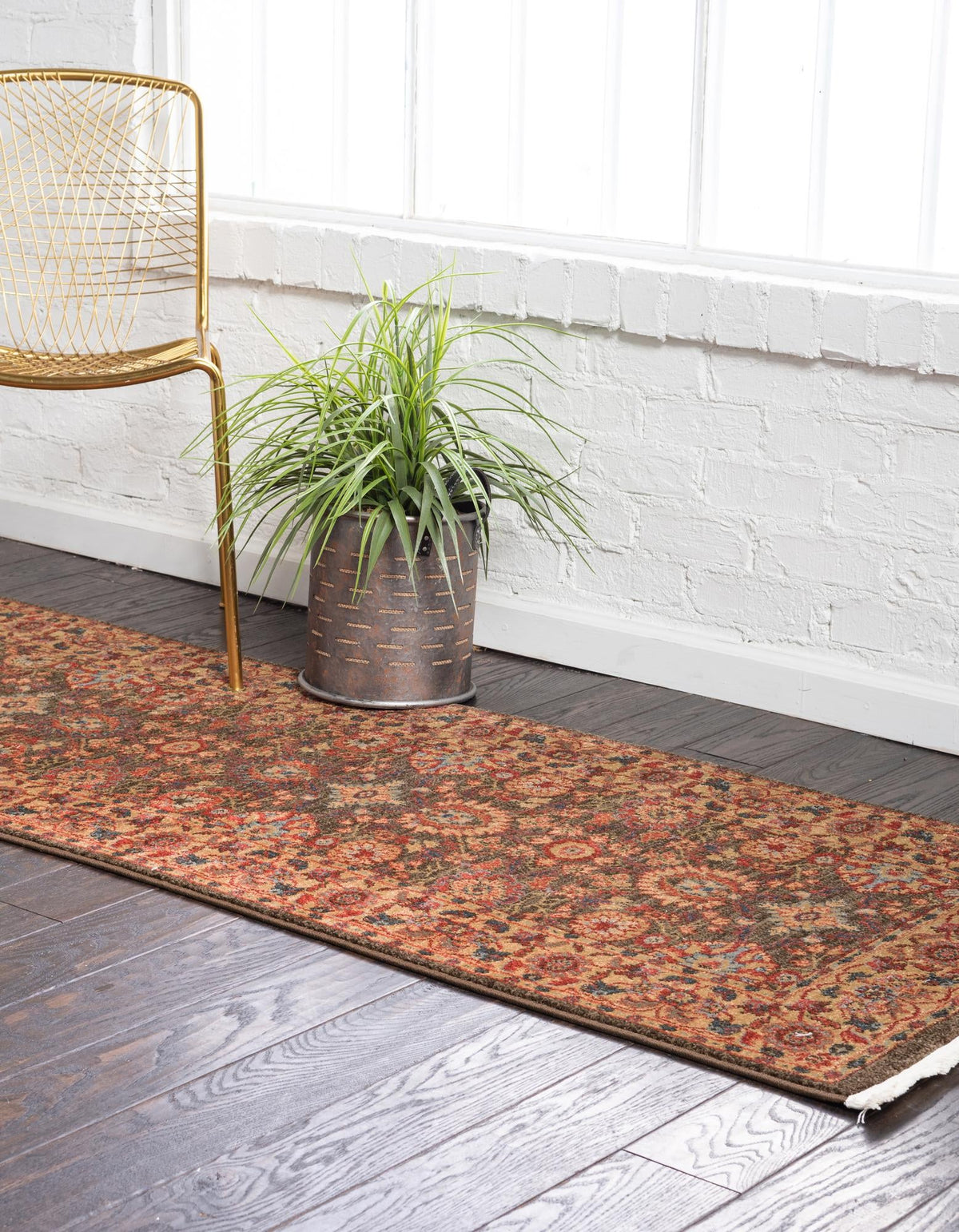 Chelsea Elegance Collection Area Rug -  Osterley Runner Light Brown  lifestyle 98