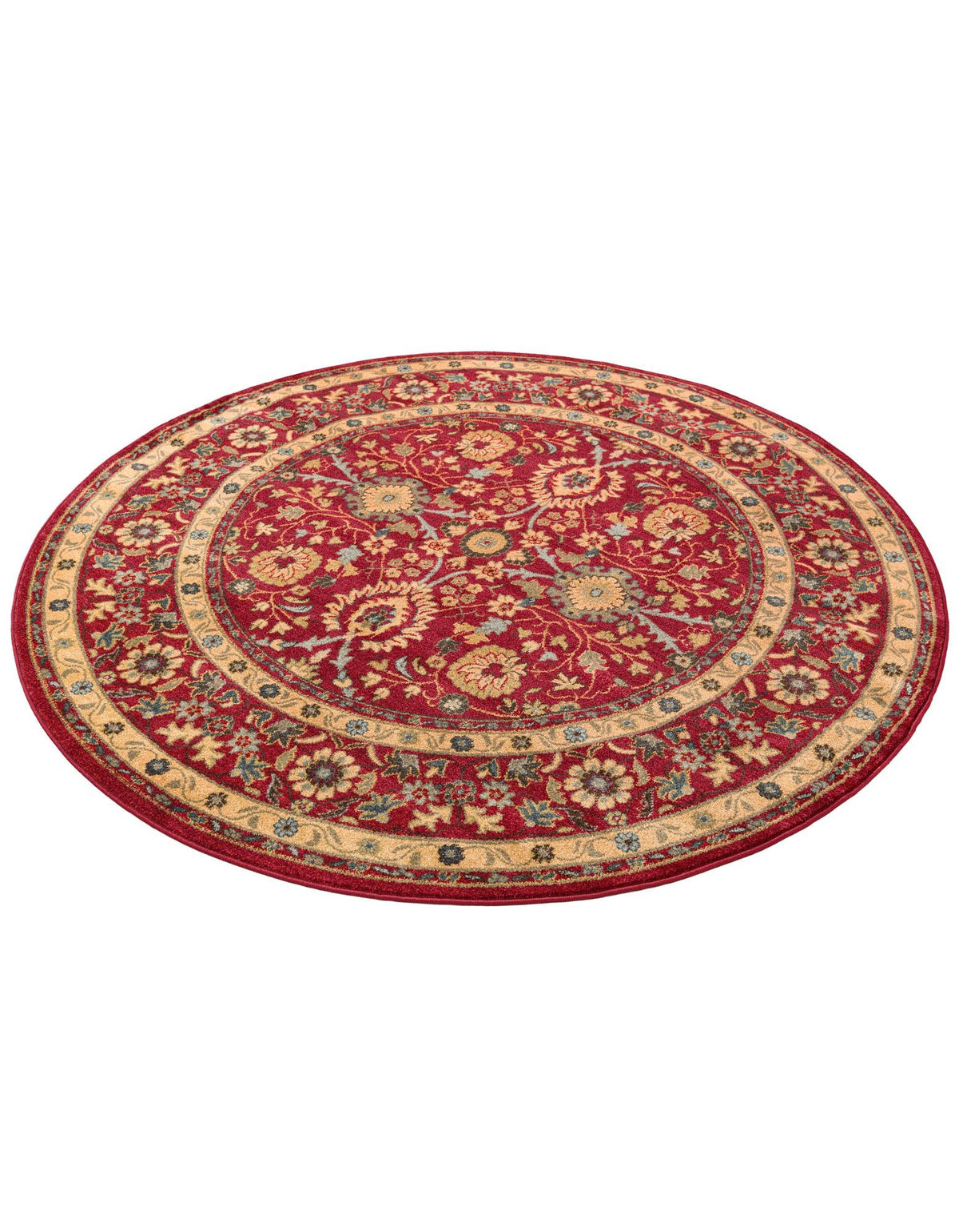 Chelsea Elegance Collection Area Rug -  Osterley Round Red  lifestyle 103