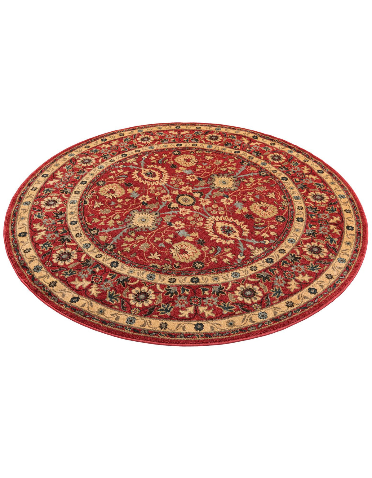 Chelsea Elegance Collection Area Rug -  Osterley Round Red  lifestyle 104