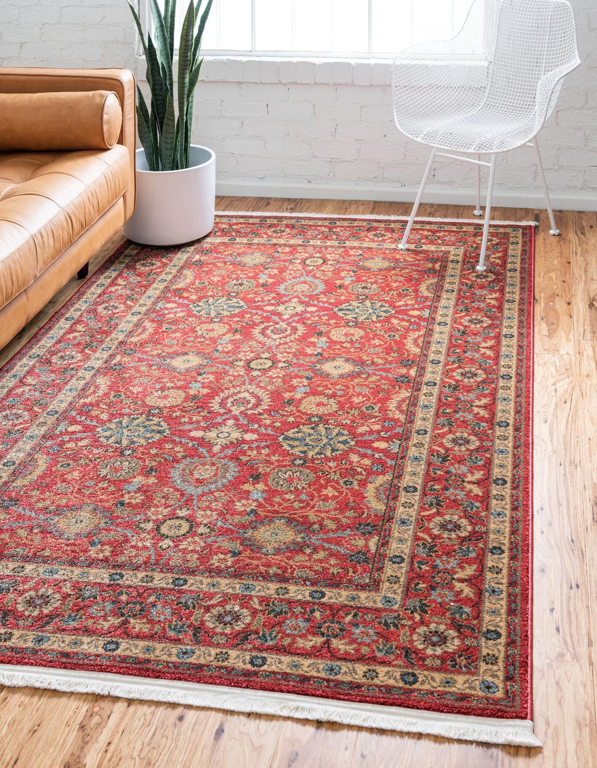 Chelsea Elegance Collection Area Rug -  Osterley Rectangle Red  lifestyle 7