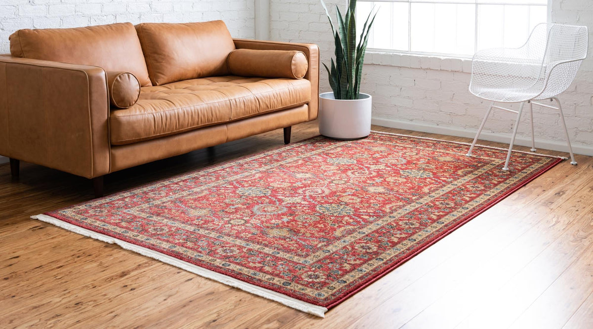 Chelsea Elegance Collection Area Rug -  Osterley Rectangle Red  lifestyle 11