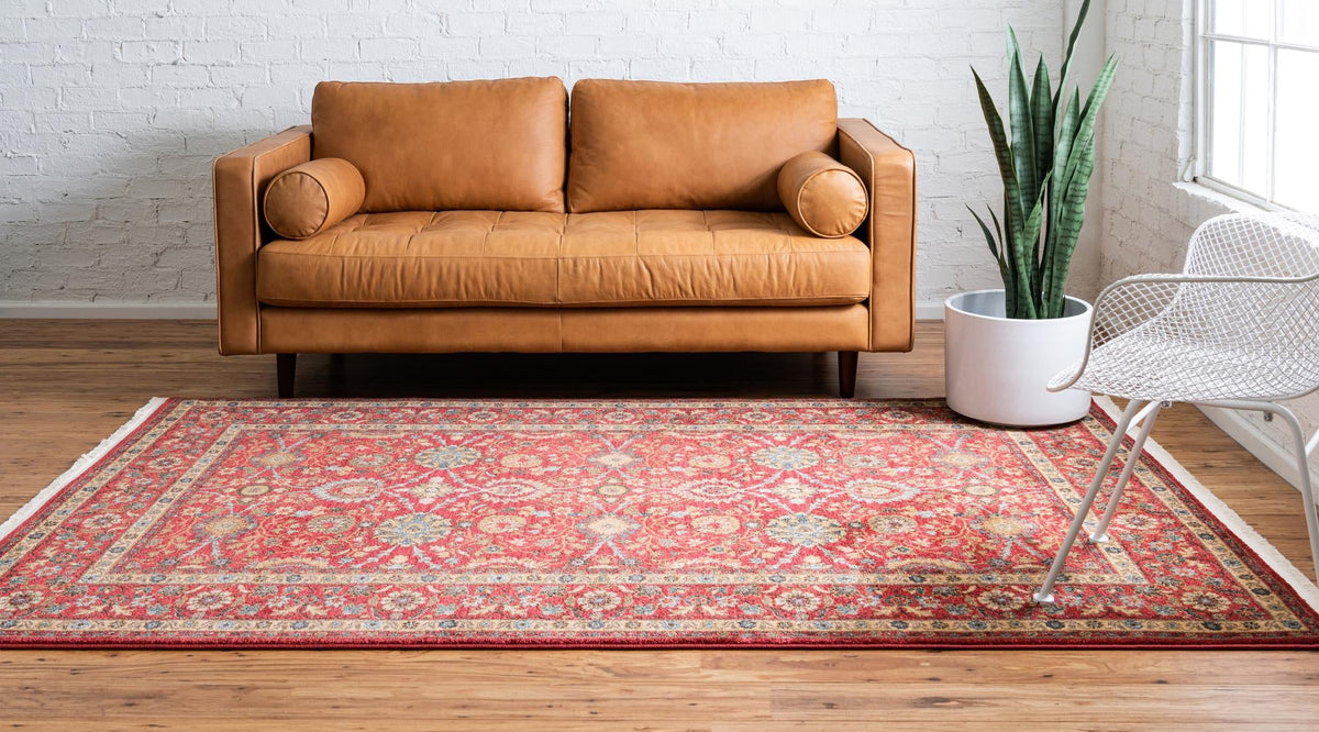 Chelsea Elegance Collection Area Rug -  Osterley Rectangle Red  lifestyle 14