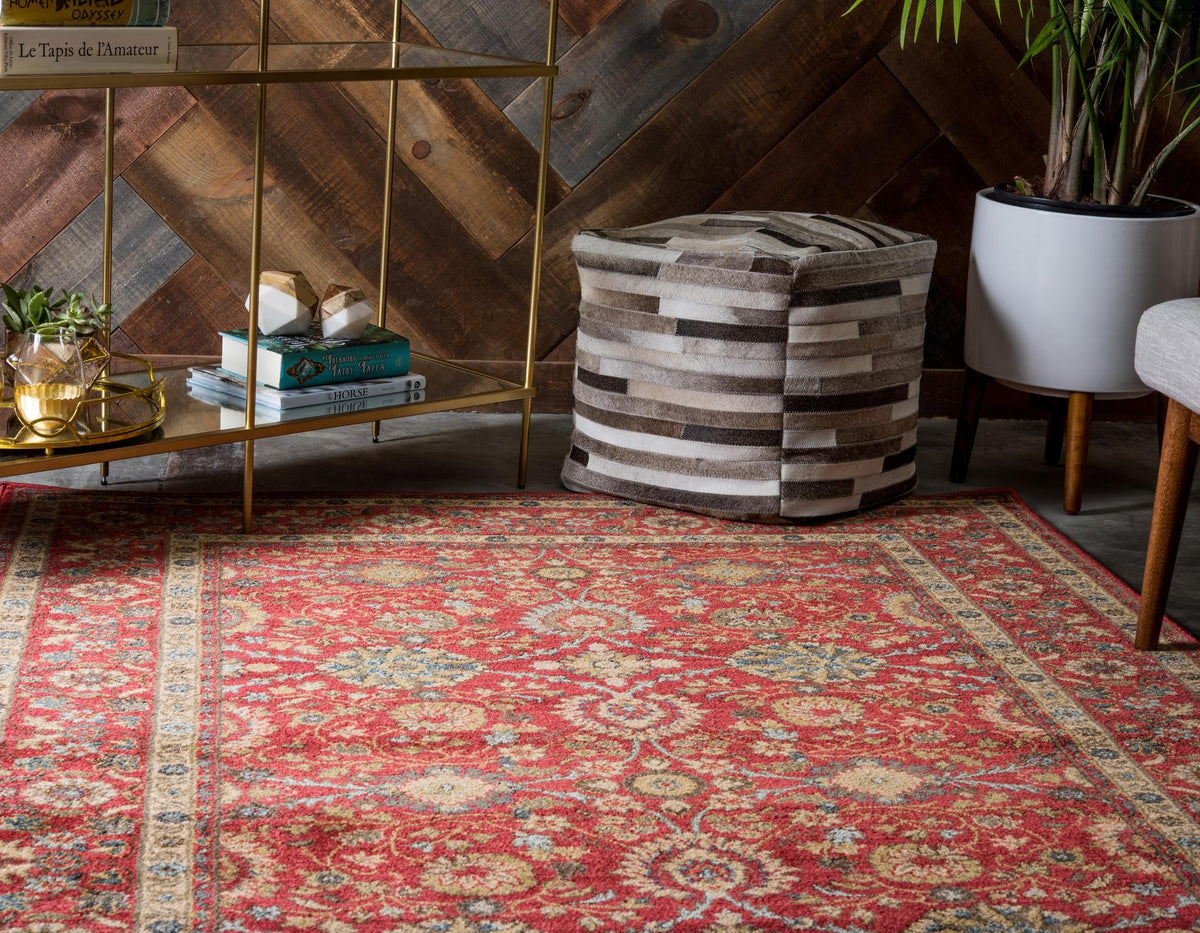 Chelsea Elegance Collection Area Rug -  Osterley Rectangle Red  lifestyle 17
