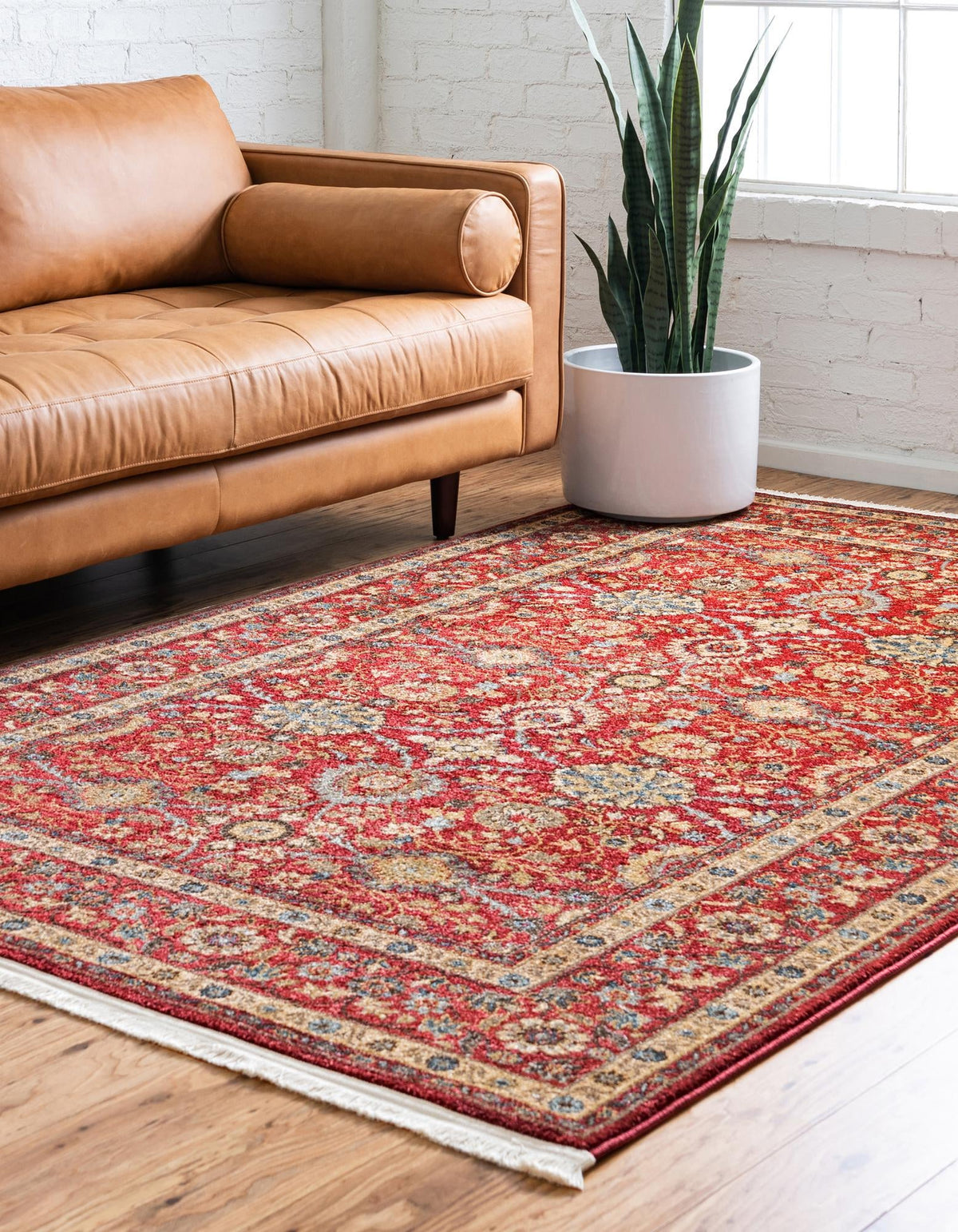 Chelsea Elegance Collection Area Rug -  Osterley Rectangle Red  lifestyle 26