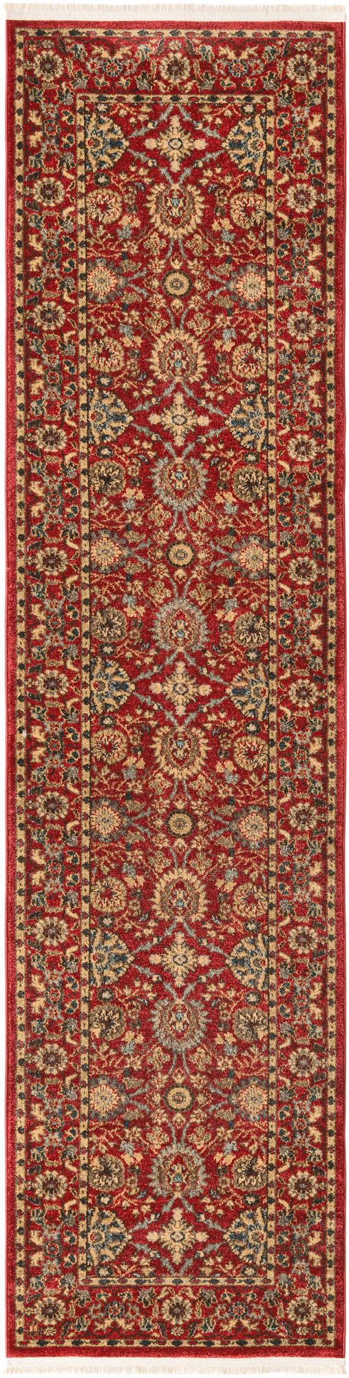 Chelsea Elegance Collection Area Rug -  Osterley Runner Red  lifestyle 136