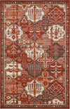 Horizon Collection Area Rug - Dawn Rectangle Terracotta  lifestyle 4