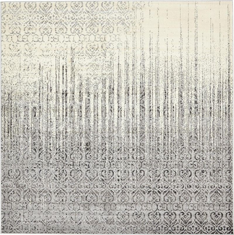Studio Haven Collection Area Rug -  Workspace Square Gray  lifestyle 82