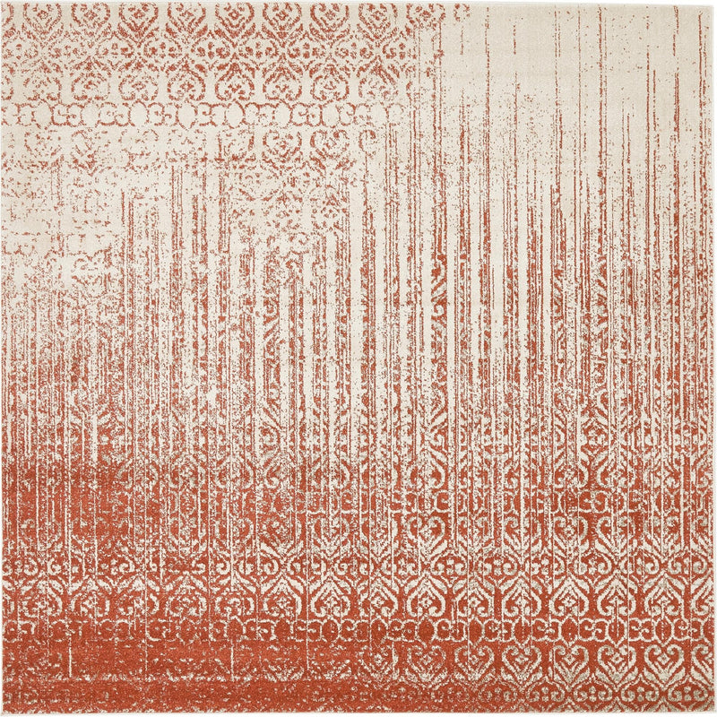 Studio Haven Collection Area Rug -  Workspace Square Red  lifestyle 86