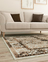Horizon Collection Area Rug -  Sierra Square Beige  lifestyle 55