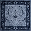 Horizon Collection Area Rug -  Apex (Blue) Square Blue  lifestyle 18