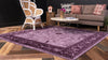 Horizon Collection Area Rug -  Apex (Purple) Square Purple  lifestyle 17