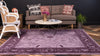 Horizon Collection Area Rug -  Apex (Purple) Square Purple  lifestyle 19
