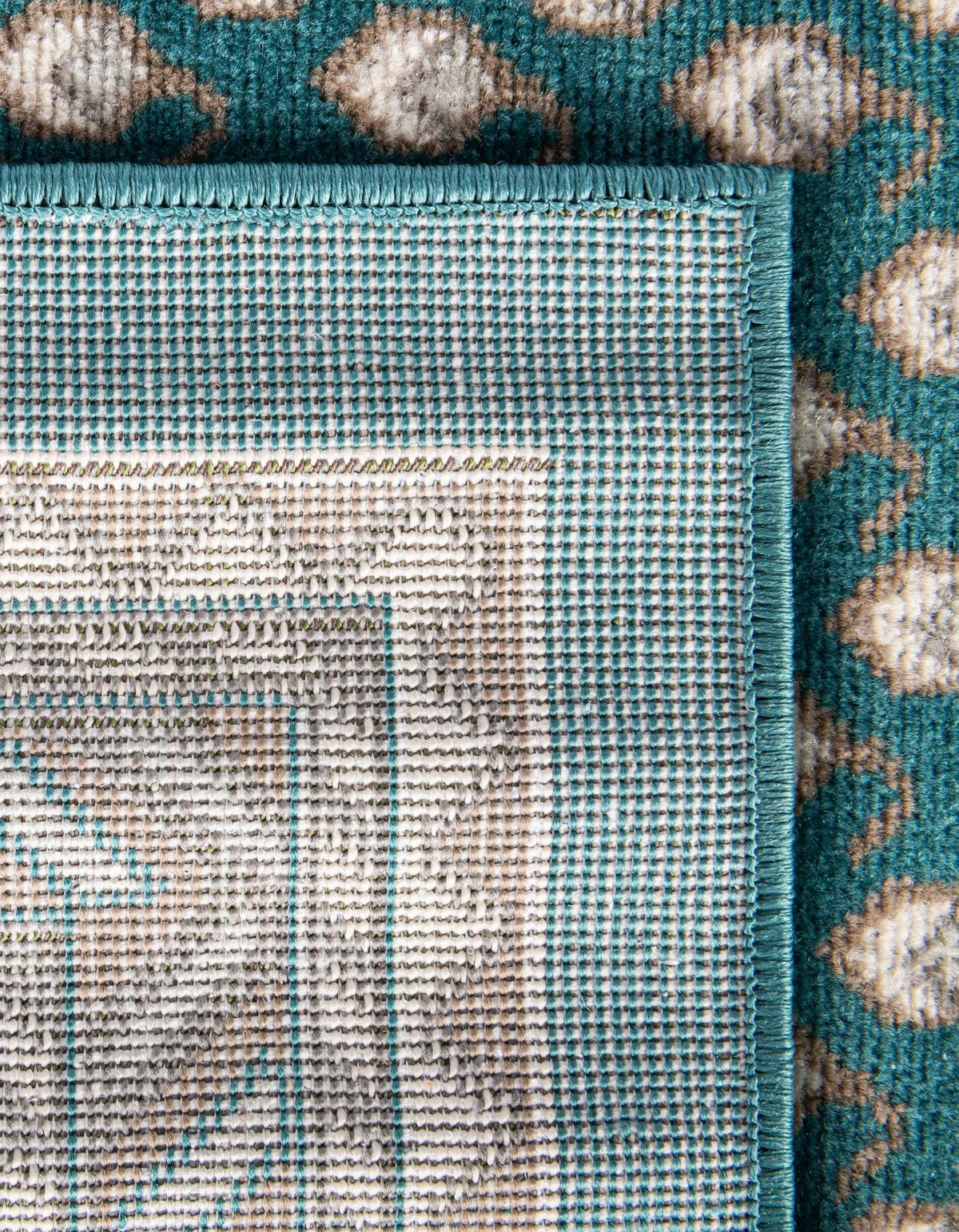 Soho Elegance Collection Area Rug -  Mercer (Turquoise) Rectangle Turquoise  lifestyle 9