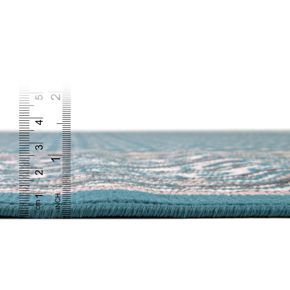 Soho Elegance Collection Area Rug -  Mercer (Turquoise) Rectangle Turquoise  lifestyle 15