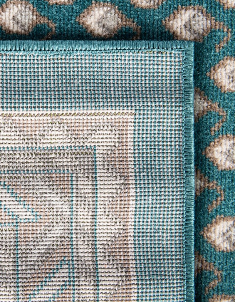 Soho Elegance Collection Area Rug -  Mercer (Turquoise) Rectangle Turquoise  lifestyle 17
