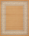 Soho Elegance Collection Area Rug -  Mercer (Orange) Rectangle Orange Main