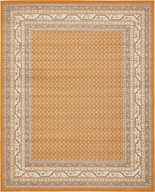 Soho Elegance Collection Area Rug -  Mercer (Orange) Rectangle Orange Main