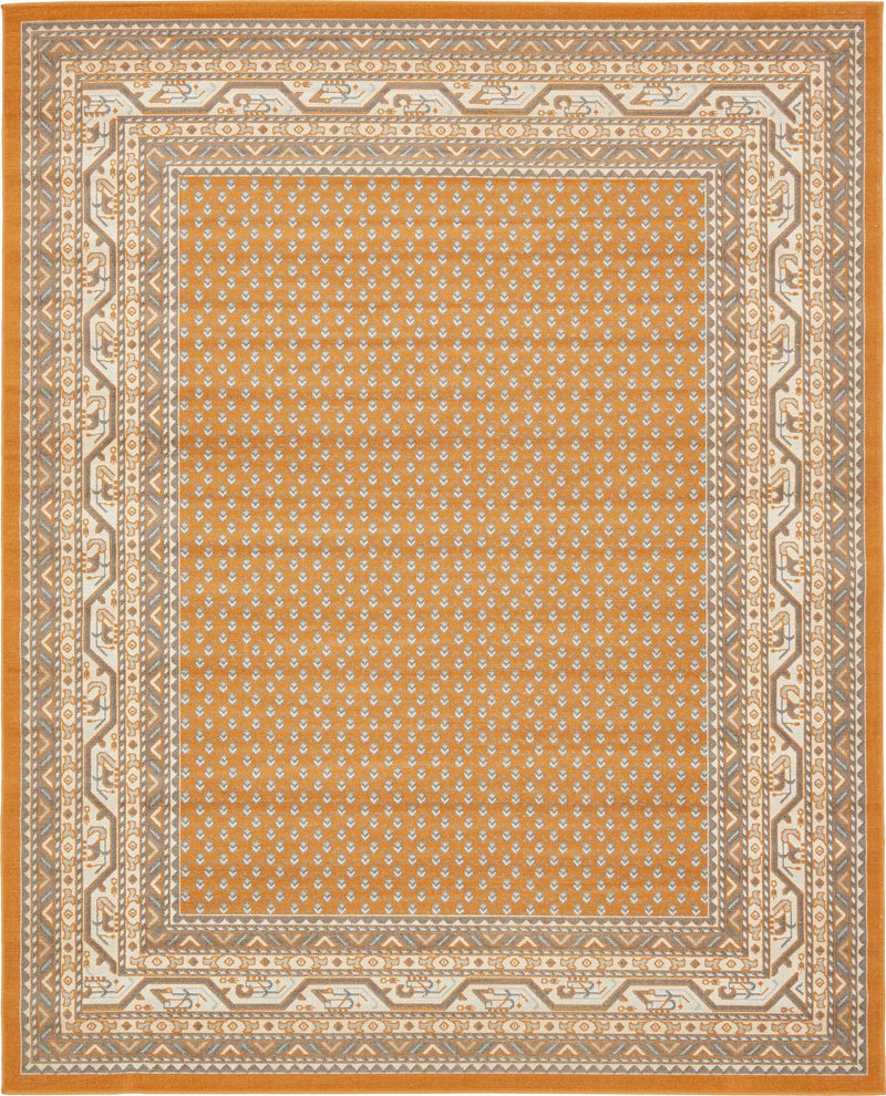 Soho Elegance Collection Area Rug -  Mercer (Orange) Rectangle Orange Main