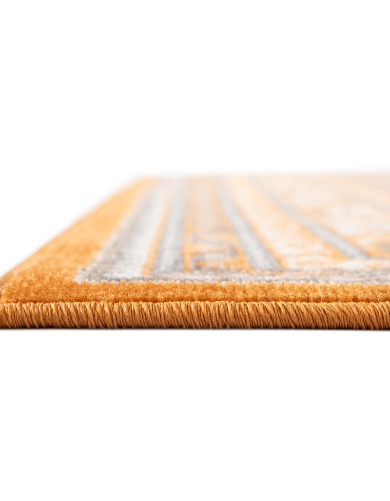 Soho Elegance Collection Area Rug -  Mercer (Orange) Rectangle Orange  lifestyle 7