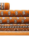 Soho Elegance Collection Area Rug -  Mercer (Orange) Rectangle Orange  lifestyle 14