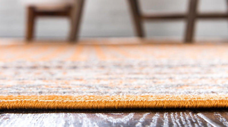 Soho Elegance Collection Area Rug -  Mercer (Orange) Rectangle Orange  lifestyle 15
