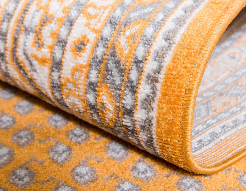 Soho Elegance Collection Area Rug -  Mercer (Orange) Rectangle Orange  lifestyle 17