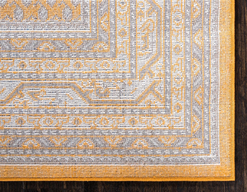 Soho Elegance Collection Area Rug -  Mercer (Orange) Rectangle Orange  lifestyle 20