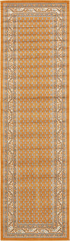 Soho Elegance Collection Area Rug -  Mercer (Orange) Runner Orange  lifestyle 15