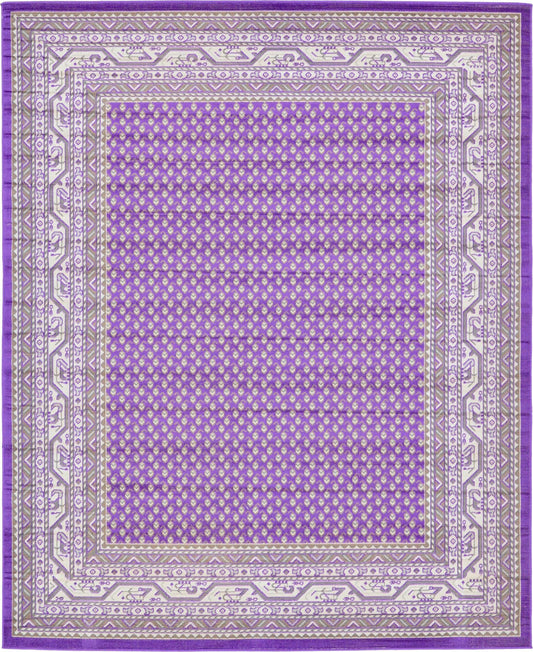 Soho Elegance Collection Area Rug -  Mercer (Violet) Rectangle Violet Main