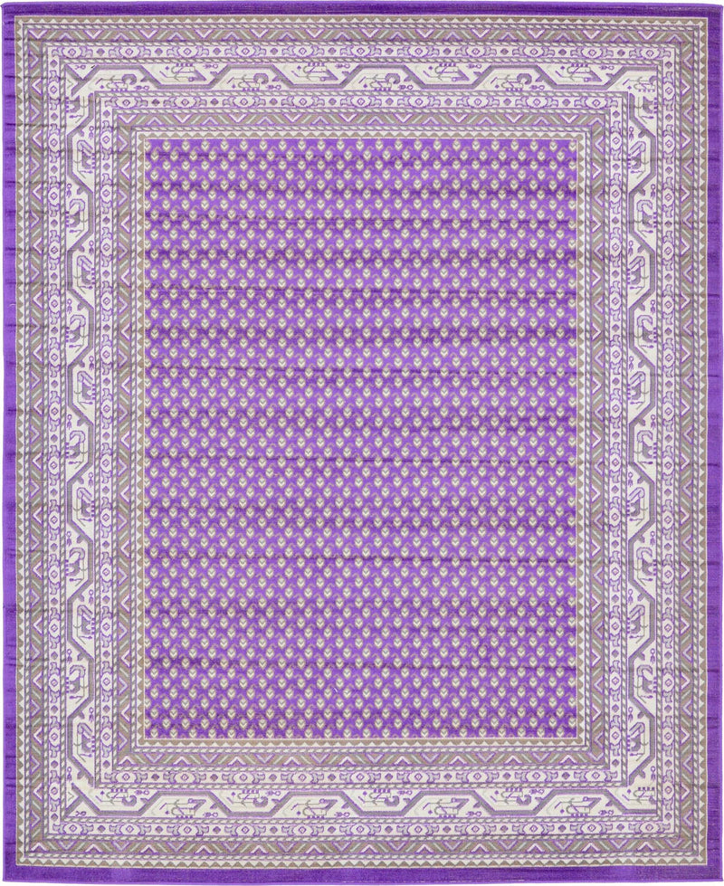 Soho Elegance Collection Area Rug -  Mercer (Violet) Rectangle Violet Main