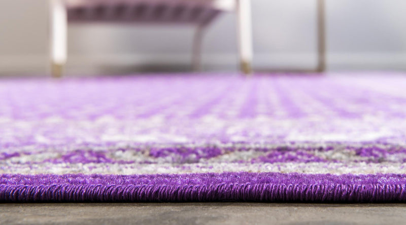 Soho Elegance Collection Area Rug -  Mercer (Violet) Rectangle Violet  lifestyle 5