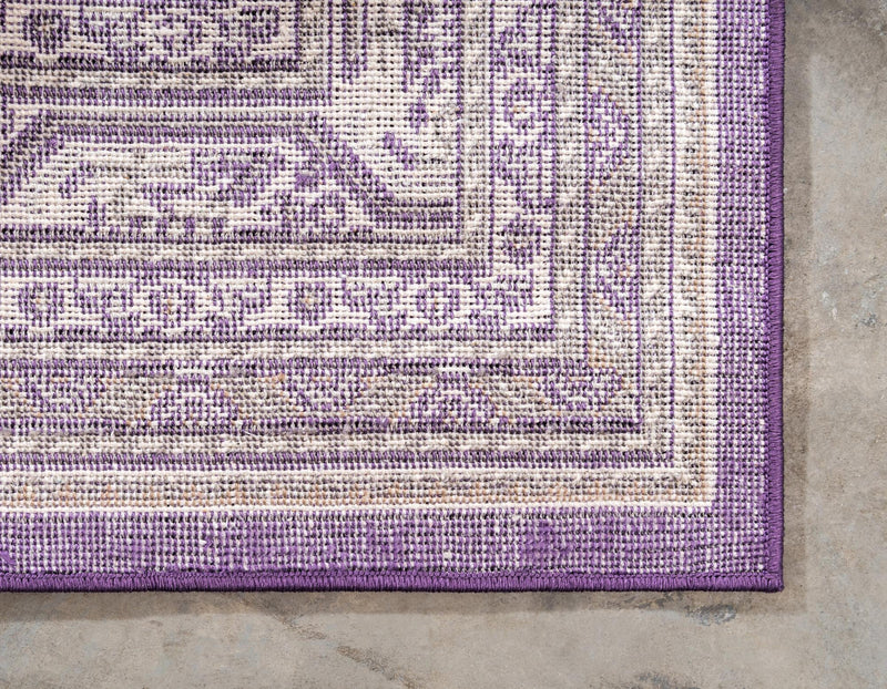 Soho Elegance Collection Area Rug -  Mercer (Violet) Rectangle Violet  lifestyle 10