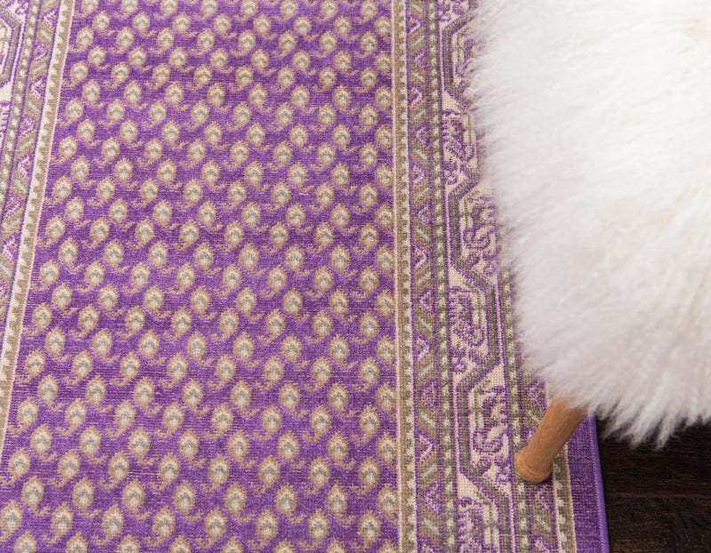 Soho Elegance Collection Area Rug -  Mercer (Violet) Runner Violet  lifestyle 20