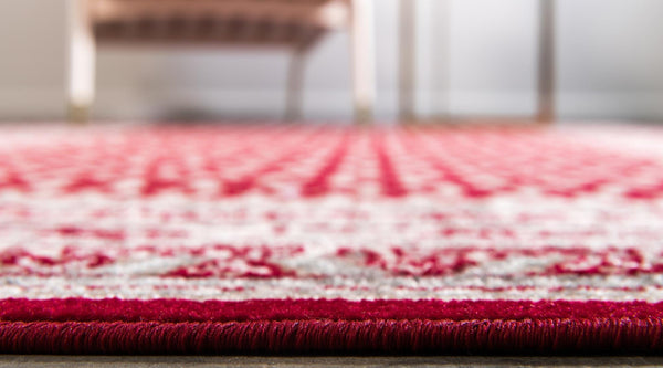 Soho Elegance Collection Area Rug -  Mercer (Red) Rectangle Red  lifestyle 5