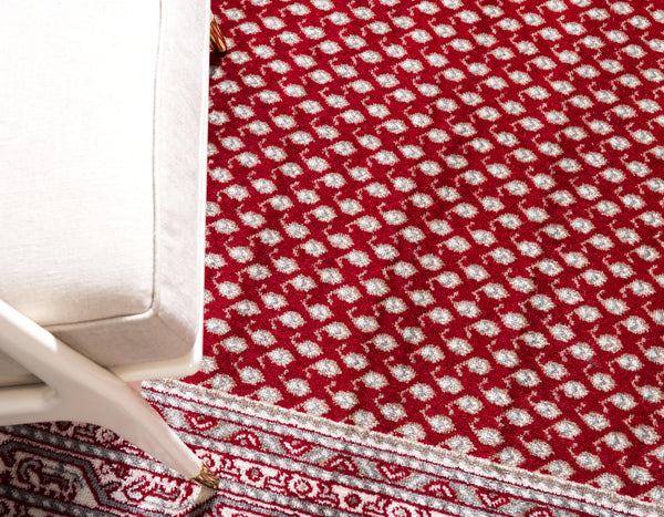 Soho Elegance Collection Area Rug -  Mercer (Red) Rectangle Red  lifestyle 6