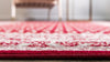 Soho Elegance Collection Area Rug -  Mercer (Red) Rectangle Red  lifestyle 12